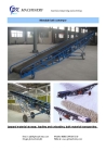 mobile belt conveyor for bag material, bulk material