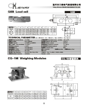 weight bridge analog output sensor Double Ended Shear Beam Load Cell t