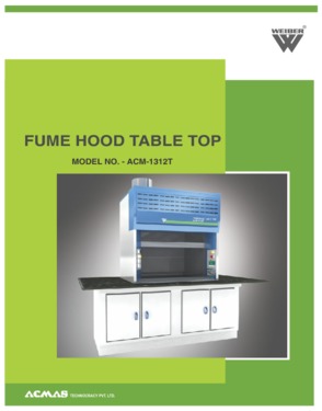 Fume Hood Table Top