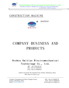 Dezhou Haitian Electromechanical Technology Co., Ltd.