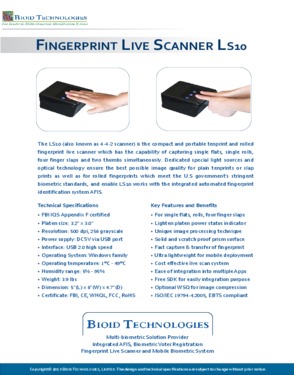 Ten print Scanner