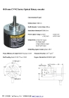 40mm diam. body incremental type rotary encoder