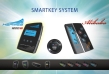 Car alarm security with smart key system  1 way communication 