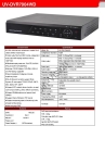 4 CH full WD1 960H Realtime Standalone H.264 DVR system, 1 SATA, ALARM, Matrix,Plastic Best Price free shipping Uin-Vision