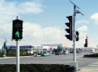 Solar LED Traffic Signal Light