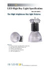 High-Efficiency LED High Bay Lights 180W CE Approved replace HID lamps