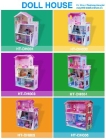 HT-DH004 2013 HOT NEW MDF kids dolls houses wooden for sale