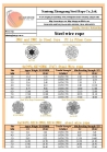 Hot Sell Galvanized, Ungalvanized, PVC coated steel wire rope