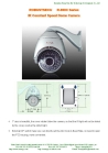 Outdoor IR low speed dome camera R-900C1 branded CCD 30X IR PTZ for 80m