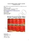 Pickled Cherry Tomatoes in Jar 720ml