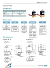 2/2 brass valve water valve solenoid valve