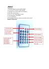 Dimmable Led corn with IR remote