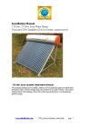 27 Tube Vacuum Solar Water Heater, 170 liter tank
