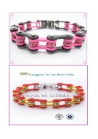 Dongguang manufacturer crystal 316l new design stainless steel bracelet