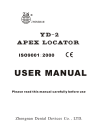 YD-2 root apex locator
