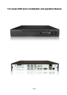 H.264 Stand Alone DVR