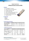 155Mbps SFP optical transceiver, 80km, LC connecter
