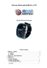 Fashion GPS Watch Tracker (SRS-25W)