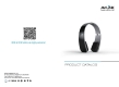 Foldable Bluetooth 4.0 stereo headphone with sensitive touch control panel