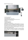 WE67K-1600T/8000 huge CNC plate hydraulic press brake