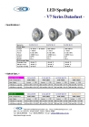 High power LED spotlight 