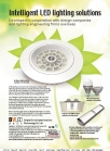 Intelligent LED corridor light, 1200mm, 36W