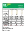 E27 led corn light with 30smd