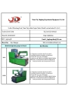 JD-CRS100 Common rail  injection pump test bench