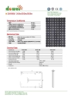 TUV certified 250w monocrystalline solar panel module with 125*125 96pcs cells, 250w solar panel module