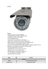IPC-B420  2.0 Megapixel Bullet IP Camera