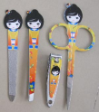 Fish Style 4pcs manicure set