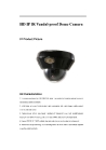 HD IP Cameras with IR-CUT, IR Vandal-proof Dome Camera Support 720P /