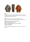Fintrees Waterproof Outdoor Safari Hunting Camouflage Clothes Double Faced bionic Camosuit