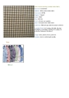 yellow checks shirting combed cotton fabric