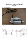 12v electric linear actuator for shutter closer window opener