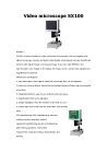 video microscope SX100