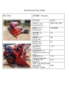 4LZ-0.6  samll type wheat and rice combine harvester