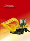 DLS880-9A wheeled hydraulic excavator
