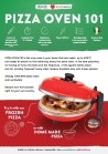 Italian Electric Pizza Oven 101 Red