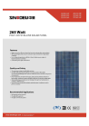 ZD265-24P polycrystalline solar panel
