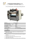 Automatic Thermal Paper Slitting Rewinding Machine