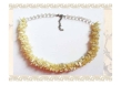 Alloy Plated Long Necklace with Crystal, Glaze beads Necklace Jewelry