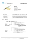 1310/1550nm 2X2 bypass optical switch 