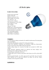 Chic Design 3W LED Bulb Light