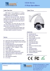 IR PTZ dome security camera/high speed dome camera