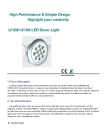 LED Down light D135 -12*2W