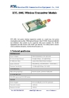low cost 1W RF modules 2km Distance 433MHz RS232/RS485/TTL Interface