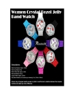 fashion watch Jelly watches Geneva watch silicone watch candy watch