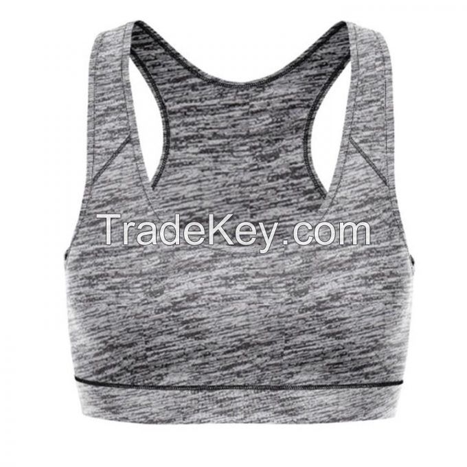 grey sports bra for women