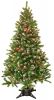 6.5' Frosted Noble Fiber Optic Artificial Christmas Tree - Multi Light